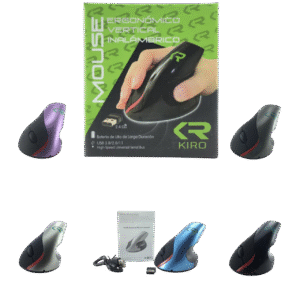 Mouse Ergonómico Inalámbrico S6 KIRO Vertical Diestro