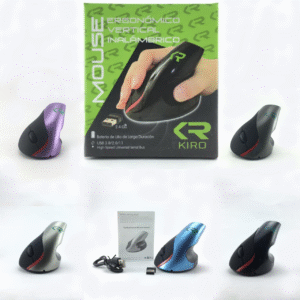 Mouse Ergonómico Inalámbrico S6 R KIRO Vertical Diestro