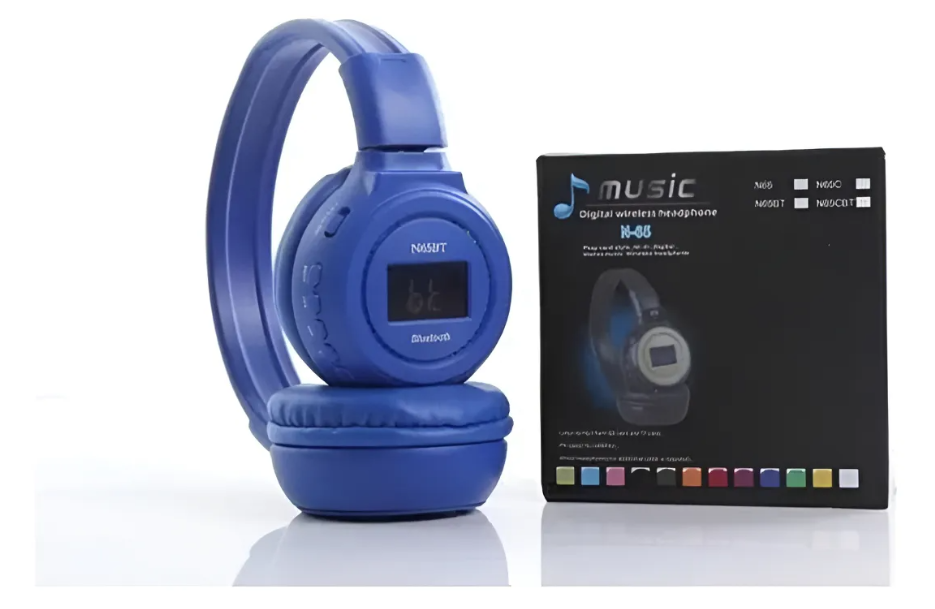 Diadema N65 Bluetooth Audífonos Pantalla Radio Sd Mp3 High Bass - Imagen 11