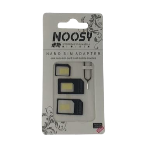 Convertidor Nano Micro Macro Sim Card Mas + Clip Extractor