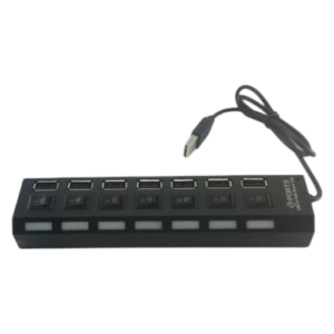 Multipuertos Usb Hi-speed 7 Puertos 2.0 Interruptores Led