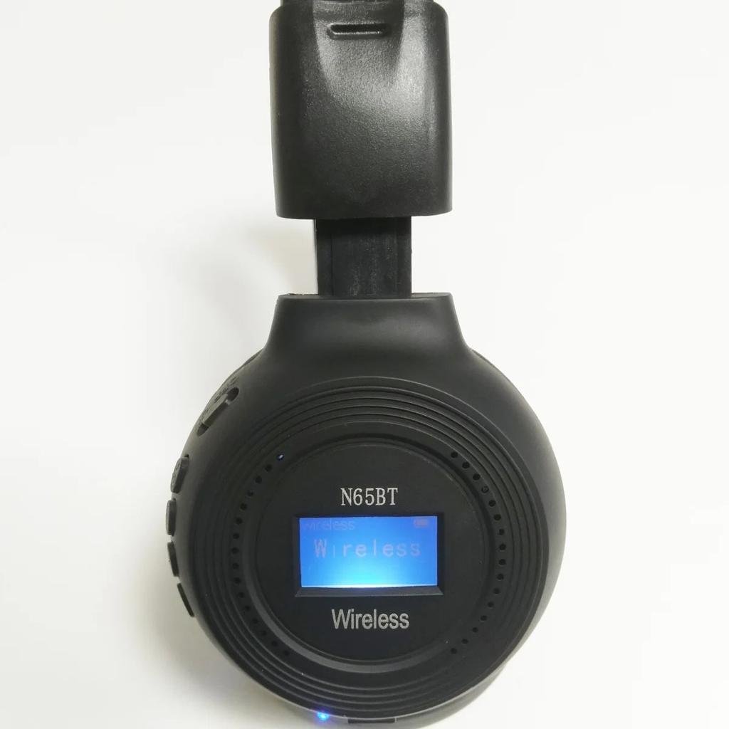Diadema N65 Bluetooth Audífonos Pantalla Radio Sd Mp3 High Bass - Imagen 9