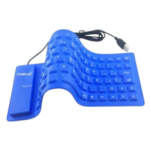 Teclado Flexible Portatil Siliconado Antiderrames